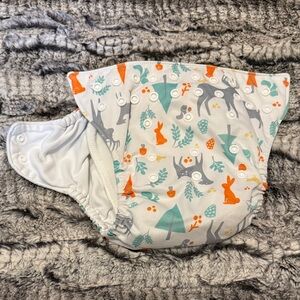 Thirsties Natural All in One Cloth Diaper Adjustable Sizing